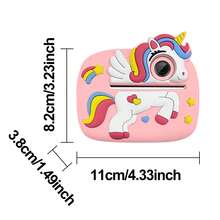 儿童即时打印相机套装,儿童即时打印相机,儿童即时相机,相机套装,适合3-12岁男孩女孩作为圣诞节、生日和新年礼物,相机玩具 - AX3290大小眼 - 查看 5