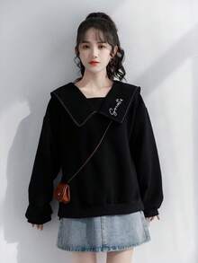 Plus Size Women Tops - Black - View 3