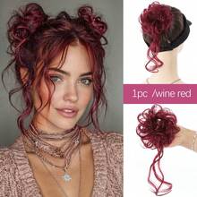 Neat Front Fringe Straight Bangs Clip In Hair Bangs Hair Extensions Bang With Layered Two Long Sides Straight Side Bang Black Brown Hairpieces For Women 1PC - Multicolor - View 12