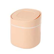 Thùng rác để bàn có nắp, giỏ đựng giấy gia dụng và văn phòng - Nhiều màu - Xem 9