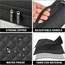 ALKOO Stethoscope Case With Mesh Pocket, Suitable For Blood Pressure Cuff And Nurse Accessories (Stethoscope Case Only) - Black - View 4