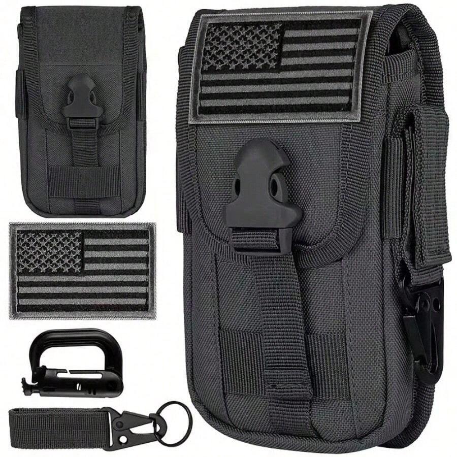 Tactical Molle Protective Pouch Phone Case Waist Bag For 4.7-6.7 Inch Phones - Multicolor - View 1