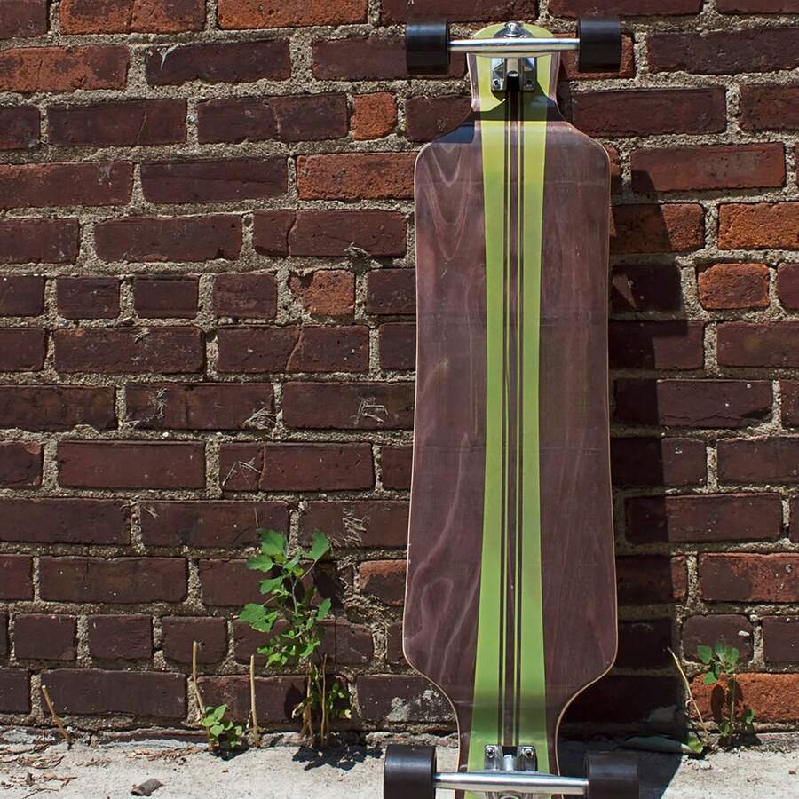 Micro Maple Drop Deck 39 Inch Complete Longboard Cruiser, Artisan Brown - Brown - View 1