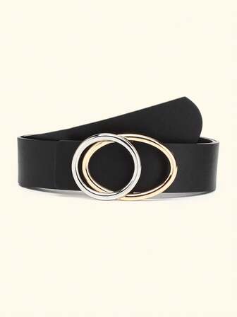 1条女士PU皮革牛仔裤腰带