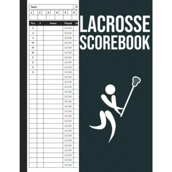 Lacrosse Scorebook: Lacrosse Score Pads Lacrosse Score Sheets For Scorekeeping Lacrosse Stat Book Great Gift For Lacrosse  Players Large Size 8.5 X 11 In