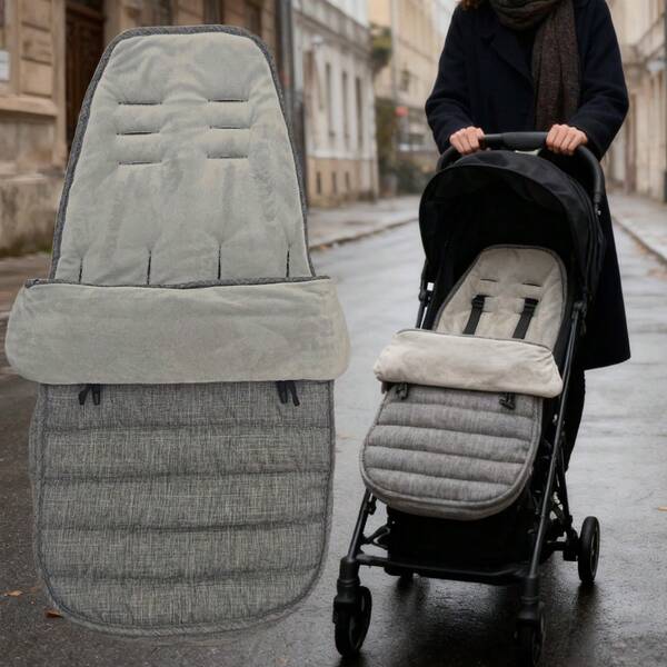 Baby Stroller Windproof And Warm Cover, Infant Pushchair Foot Muff With Extra Space For Feet