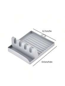 1/2 Pieces Stove And Kitchen Utensil Holder, Spatula/Spoon/Spoon Holder With Oil Pad And Lid Holder, Kitchen Drip Free Cooking Utensil Holder, Kitchen Spatula Holder With Lid Holder. The Universal Heat-Resistant Spoon Holder Is Suitable For Kitchen Stoves And Can Be Washed With Water. - Multicolor - View 9