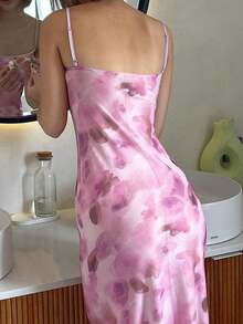 Onicee 女士时尚性感印花修身吊带裙，秋季款