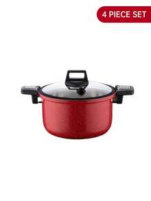 2-10pcs Anti-Scald Non-Stick Pan Aluminum Pot Die Casting Cover Multi-Purpose Kitchen Set,Suitable For Home Kitchen Cooking Pot And Frying Pan,Be Applicable To Gas And Electromagnetic Stove - Multicolor - View 9