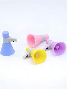 1pc/3pcs 1:12 Dollhouse Decor Accessories - Miniature Handheld Megaphone, Realistic Small Speaker, Dollhouse Miniature Model, OB11 Scene Micro Speaker, Realistic Toy Model, Micro Scene Decor Prop, Yellow/Purple/Blue