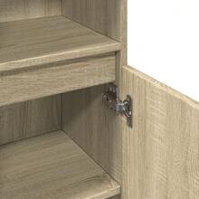 vidaXL Badschrank Sonoma-Eiche 30x30x100 Cm Holzwerkstoff - Giallo - Visualizzare 8
