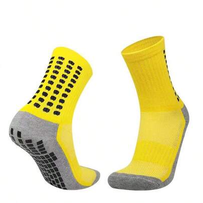 3 Pairs Anti-Slip Dotted Socks For Women & Men, Suitable For Outdoor Sports, Football, Cycling, Running, Hiking