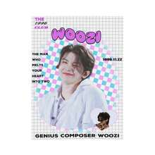 SVT Woozi Blanket Photo Plush Fleece Throw - Producer Aesthetic Gift For CARAT - Soft Kpop Merch Cozy Studio - 白色 - 查看 10