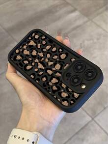Ốp lưng điện thoại cao cấp họa tiết da báo, chất liệu kim loại, tương thích với iPhone 15 Pro Max, 16/11/13 Pro/15 Pro/15/13 Pro Max, chất liệu chống sốc, tương thích với iPhone 14/13/12, bảo vệ toàn diện, tương thích với iPhone 12 Pro Max. - Nhiều màu - Xem 3