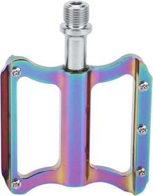 Airshi Pedales de Bicicleta de Montaña, MTB, Aleación de Aluminio y Acero al Cromo-Molibdeno, 14 mm, para Bicicletas de Montaña, BMX, MTB - 1 - Ver 7