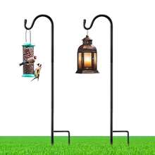 2 Pcs 30 Inch Shepherds Hook For Outdoor Adjustable Bird Feeder Pole Metal Steel Shepard Hooks For Hummingbird Stand Feeder Pole For Garden Plant, Lantern, Hanging Wedding Decor{Inchsize_nameinch:Inch30Inchinch} - 30inch - View 1