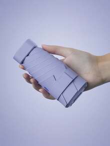 1 pezzo Mini ombrello tascabile, ombrello compatto, ombrello a 5 pieghe, uso doppio antipioggia e antiraggio solare, mini ombrello tascabile impermeabile portatile da viaggio, ombrello parasole da donna con protezione UV, ombrello mini a 6 pieghe ultraleggero e portatile