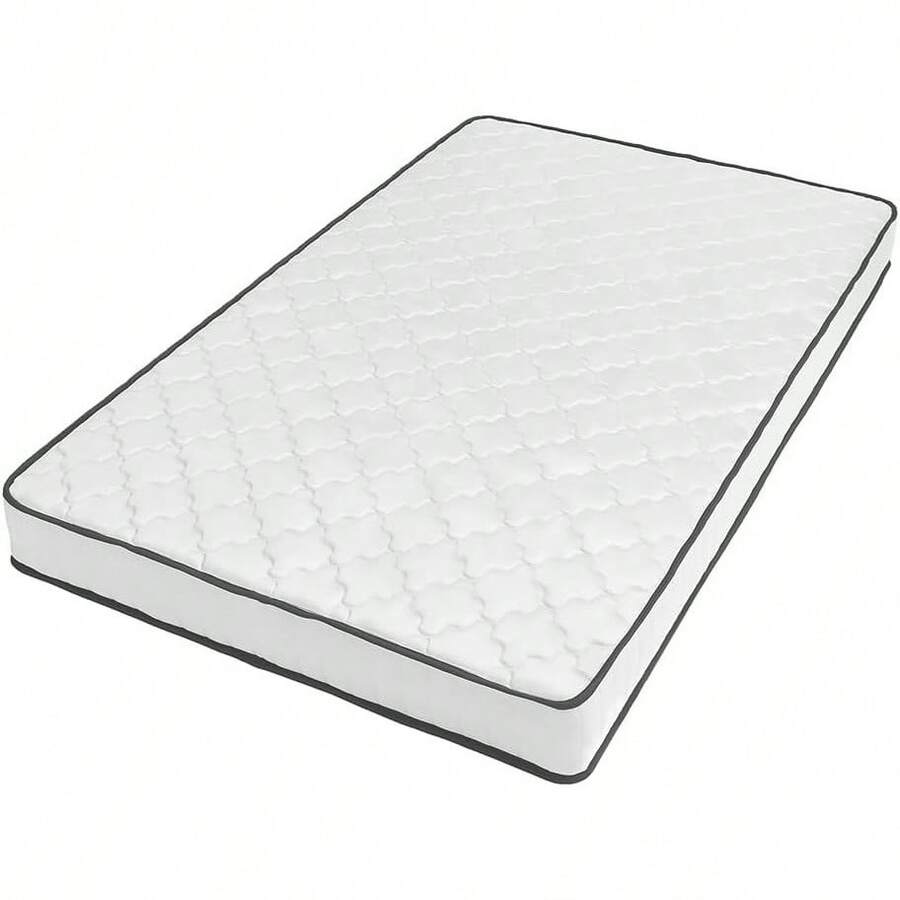 アイリスプラザ 高密度ポケットコイルマットレス 身体の負担を軽減 独立コイル465個 16.5cm 表面さらっと しっかり硬め らくらく設置 圧縮梱包でお届け シングル ホワイト×ブラック - ホワイト*ブラック - チェックする 1