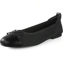 Ankis Ballet Flats Shoes For Women, Round Toe Casual Comfortable Flats For Women Dressy And Daily Work - màu đen - Xem 9
