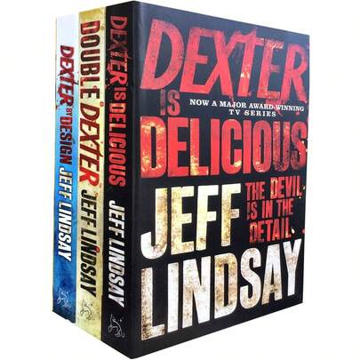 Jeff Lindsay Novel Dexter Series Collection 3 Books Set Double Dexter, Dexter Is Delicious, Dexter By Design