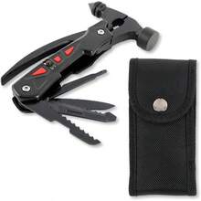 CM-TOP Multiherramienta Herramientas Multiuso De Acero Inoxidable Con Navaja Plegable Herramienta Multiusos De Bolsillo Llave Abrelatas Camping Supervivencia de alta calidad (MARTILLO) - Cuchillo - Ver 1