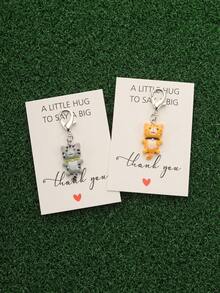 8 pièces Porte-clés chat, accessoires de dessin animé pour hommes et femmes. Porte-clés durable avec fermoir mousqueton. Cadeau décoratif, sac cadeau thématique. Cadeau de remerciement unique, cadeau commémoratif, cadeau d'amitié, pendentif porte-monnaie mignon, accessoires de sac à dos et de clé de voiture, porte-clés chat mignon, accessoires de sac, accessoires de porte-clés de voiture pour femmes, pendentif de sac, accessoires de sac, breloques de sac, idées de cadeaux pour sœur, enseignant