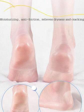 Heel Crack Prevention Anti-Friction Heel Pads High Heel Anti-Blister Heel Protector Patch Suitable For All Seasons Gift For Friends And Family