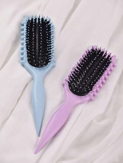 0150623540004 Aufgewerteter Cut Out Haarkräuselkamm, mit spezieller Kammzahnkonstruktion, Cut Out Struktur für schnelles Trocknen ohne Beschädigung der Haarstruktur. Besonders geeignet für lockiges Haar, unisex, kreiert leicht lockige Frisuren, reduziert Ziehen und Haarausfall. (Produktkategorie: Haarbürsten, Haarstyling-Tools, Haarpflegeprodukte und Accessoires, geeignet für Barbershops, Schönheitssalons und Reiseaccessoires)