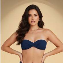 Women Bikini Tops - Màu xanh hải quân - Xem 1