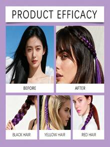 Peluca | Coleta y extensiones de cabello | Multiusos para trenzar | Fácil de trenzar y usar | Adecuado como regalo | Estilismo diario | Fácil de usar | Varios estilos | Adecuado para uso diario | Cosplay | Fiestas de vacaciones | Cosplay de personajes de anime | Disfraces de fiesta | Reuniones | Eventos | Regalos de Eid Al-Fitr | Actividades | Fiestas | Juegos | Cumpleaños | Regalos para mujeres | Borlas decorativas - Multicolor - Ver 8