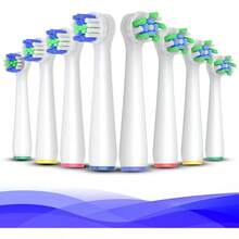 8 Unidades de Cabezales de Repuesto para Cepillo de Dientes - 4 Cabezales de Limpieza Estndar+ 4 Cabezales de Limpieza Multiangulo, Cabezales de Cepillo de Precisin Compatibles con, Cepillos de Dientes Elctricos Profesionales - inicial - Ver 2