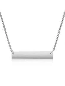 [ZzAi Custom] 1 Stück personalisierte lange Halskette mit Namen, Freundschafts- und Valentinstagsgeschenk, personalisierte Edelstahl-Halskette, Schmuck-Partygeschenk, Mode, Herbst-, lässig, Vintage, antik, minimalistisch, individuell, personalisiert, einzigartig, ideales Geschenk, geeignet für Freundin, Mutter, Familie, Freunde, Tochter, sie, Großeltern, für Jahrestag, Geburtstag, Alltag Outfit - Typenschildmodell - Übersicht 10
