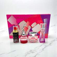 Perfume Mujer Fragancia 4 Piezas Kit de Perfumes Multifragancias Una fragancia para mujer que presenta un aroma cálido, seductor y sensual,set de perfumes femeninos de 4 piezas, fragancias variadas para mujer, kit de perfumes con aromas seductores - Multicolor - Ver 5