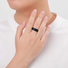 7Pcs 8mm Silicone Rings For Men, Breathable Inner Grooves Rubber Wedding Band, Flexible Sport Fitness Jewelry Gift For Him, Durable Workout Rings Set - Multicolor - View 3