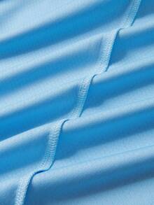 1 Stück Herren Herbst/Winter Sport T-Shirt, Design mit reflektierendem Saum, Langarm Lässig Rundhals T-Shirt, Outdoor Fitness Sportbekleidung, Fußball Gitter Polyester Strickstoff - leicht, weich, bequem, geeignet zum Layering, Fitnessstudio Workouts, Outdoor Laufen, Radfahren, Angeln, Basketball und Haushaltsaktivitäten