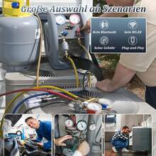 Ennovor 1920 HD Smartphone Endoscope Camera With Illumination Lights, 8 LED Lights, No WiFi Required, IP67 Waterproof, Compatible With Android And IOS Tablets (16.4ft/5m) - Black - View 6