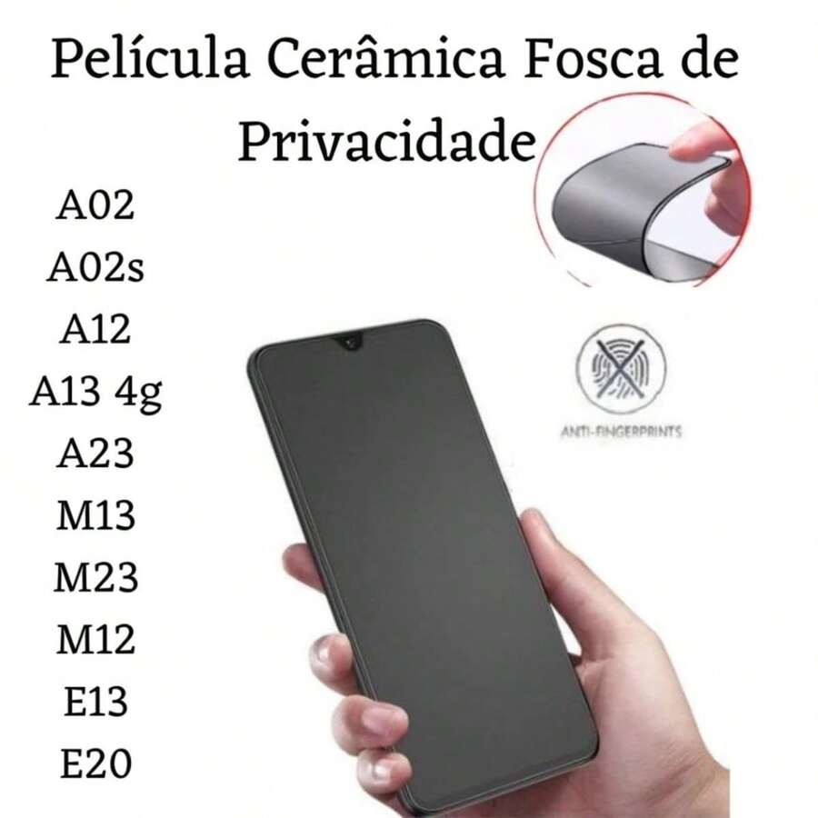 Frosted Ceramic Privacy Screen Protector For Galaxy A03 A06 A13 A14 A15 A16 A22 A31 A34 A36 A51 A54 Anti-Scratch - SAM A04/ A04s/ A04e/ A04 Core - Xem 1