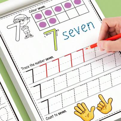 Number Workbook 0-30: Comprehensive Digit Tracing, Writing, Counting And Coloring Exercises, Ideal For Early Math Skills Development And Numerical Literacy