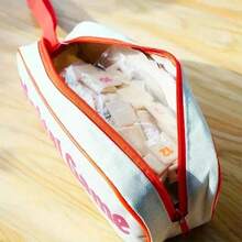 一套便携式麻将游戏套装，含旅行袋 - 经典四人家庭娱乐，标准阿拉伯数字，适合休闲聚会和数学益智游戏，是理想的万圣节和圣诞节礼物 - 彩色 - 查看 13