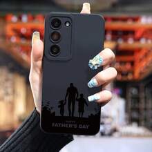¡Te deseo un feliz Día del Padre! Perfecto para fundas de teléfono, compatible con las series  Galaxy S25 Ultra, S24 PLUS, S23+, S22 y S21.Estas fundas son amortiguadoras, antideslizantes, ligeras y cuentan con un nuevo diseño elegante.Hecho de TPU de alta calidad, proporcionando una funda protectora suave que se ajusta perfectamente. - Colores mixtos - Ver 6