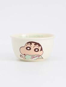 CRAYON SHINCHAN 4.7英寸陶瓷碗，官方授权蜡笔小新图案，适用于盛放意面、沙拉、甜点、汤、水果、开胃菜和火锅，可用洗碗机、烤箱和微波炉清洗，高性价比餐具 - 彩色 - 查看 11