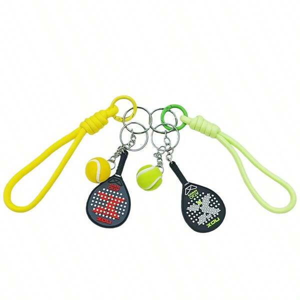 Portachiavi da 2025 Nox Padel Racket, con design di mini racchetta da padel, unisex, accessorio per borse, adatto per auto, portafogli e zaini, un ottimo regalo per le vacanze