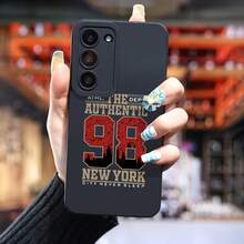 Funda adecuada para teléfonos  Galaxy S25 Ultra/S24 PLUS/S23+/S22/S21 Series, a prueba de golpes y antideslizante, funda protectora suave de TPU de alta calidad y ligera, adecuada como regalo de Navidad y Halloween para novias, novios, familiares, hermanas, amigos, regalo de vacaciones, funda protectora a prueba de golpes, diseño retro, funda de teléfono a la moda, material ligero, funda protectora a prueba de golpes, regalo familiar, regalo para ella - Colores mixtos - Ver 6