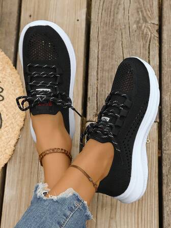 女士时尚柔软透气轻便网面跑步鞋，优雅复古配色，男女皆宜的休闲步行鞋，适合通勤、健身、旅行，厚底、圆头、低帮，百搭，节日礼物