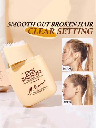 Liquid Hair Styling Solution Fixing Flyaways Hair Shredder Moisturizing Fresh Non-Sticky Non-Lumpy Smoothing Frizz Hair Edge Control Product