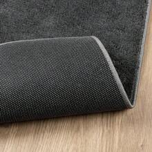 vidaXL Teppich OVIEDO Kurzflor Anthrazit 120x120 Cm - Grau - Übersicht 5