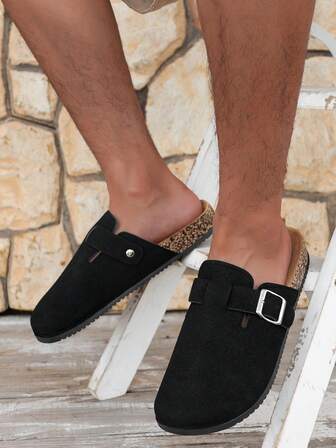 Unisex Slip-On Sandals, Adjustable Buckle Strap, PVC Shock-Absorbing Sole, All-Day Comfort, Suitable For Indoor & Outdoor Casual Wear, Comfortable Footwear, Minimalist Design, Durable