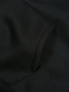 Suéter con Capucha Casual para Hombre con Estampado CBGB - 100% Poliéster, Ajuste Regular, Lavable a Máquina, Ropa Urbana y de Moda para Aficionados del Rock & Música, Diseño Audaz, Material Suave, Sudadera sin Cierre, Jóvenes Adultos - Negro - Ver 3