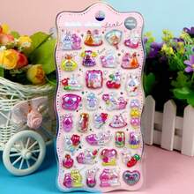 3D Embossed Rainbow Cartoon Animal Stickers, Cute Handmade Stickers For Rewards, Phone, Water Bottle Decals - Multicolor - View 4