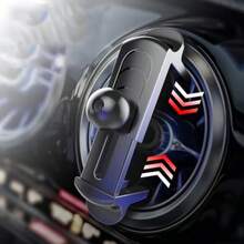 szyuchen Soporte para teléfono celular de coche para Mini Cooper Countryman Paceman Clubman JCW S R52 R53 R56 R55 R60 F56 F55 F60 R58 F57 All4 CD Accesorios Ronda de ventilación de aire para teléfono - Negro - Ver 5